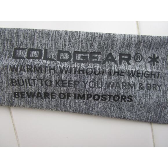 Under Armour ColdGear Mid Rise Full Length Twist Leggings Gray Women's XS - Picture 3 of 5